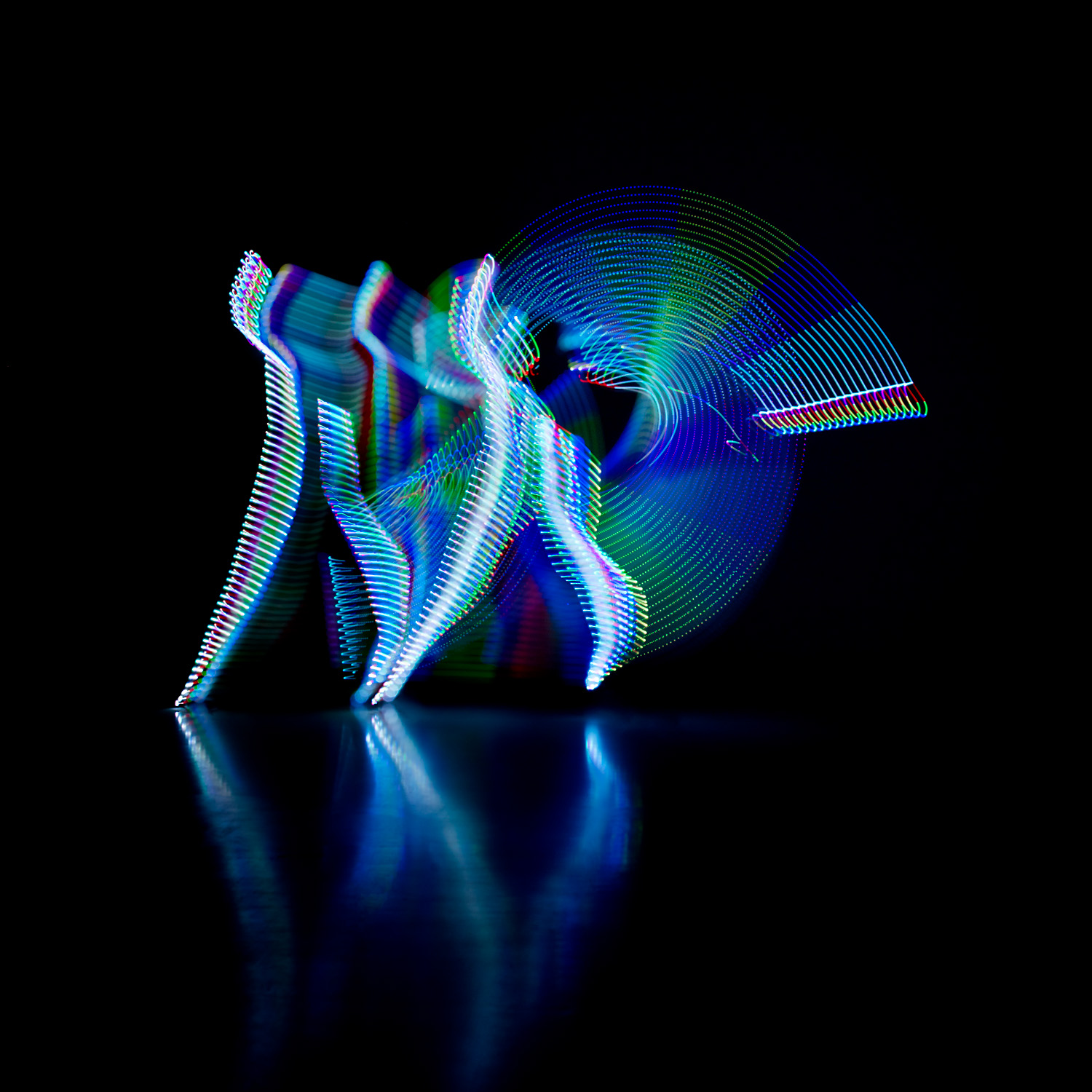 scherma calendario fencing light painting